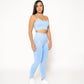 MIA BLUE HIGH-WAISTED LEGGINGS