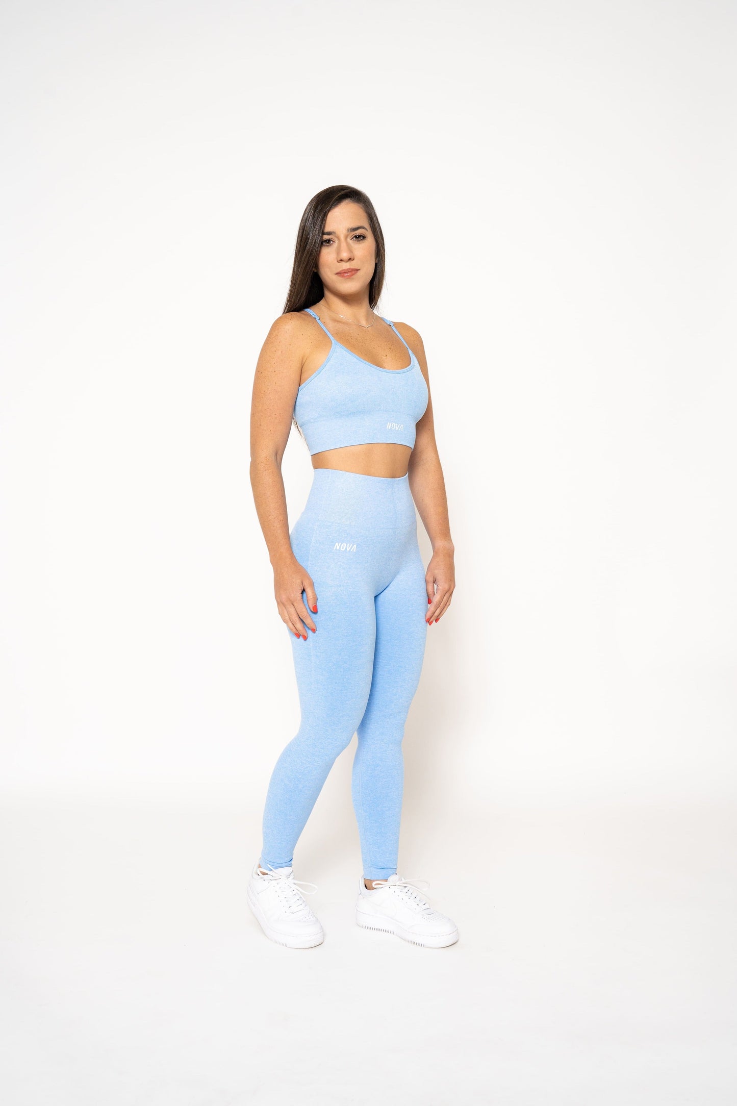 MIA BLUE HIGH-WAISTED LEGGINGS