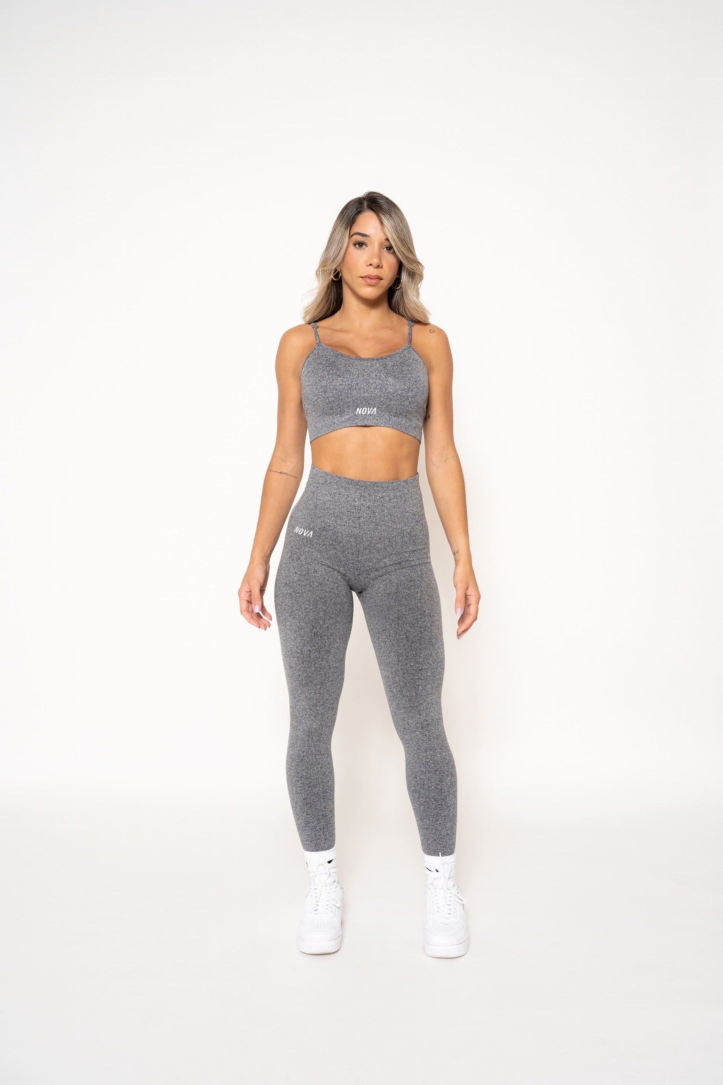 MIA GRAY SPORTS BRA