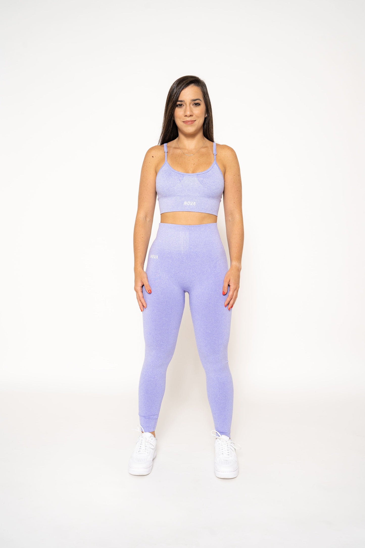 MIA PURPLE HIGH-WAISTED LEGGINGS