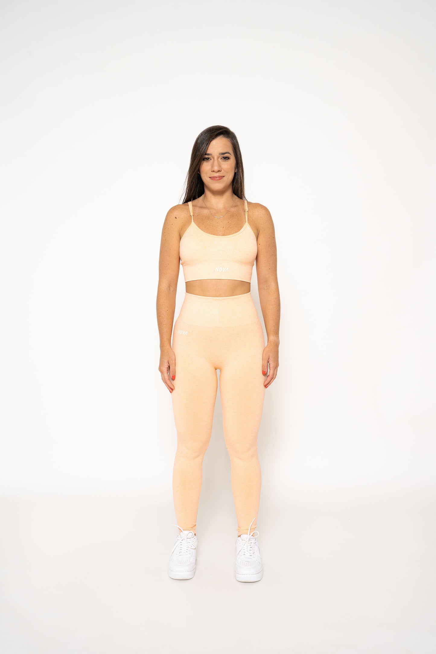 MIA ORANGE HIGH-WAISTED LEGGINGS