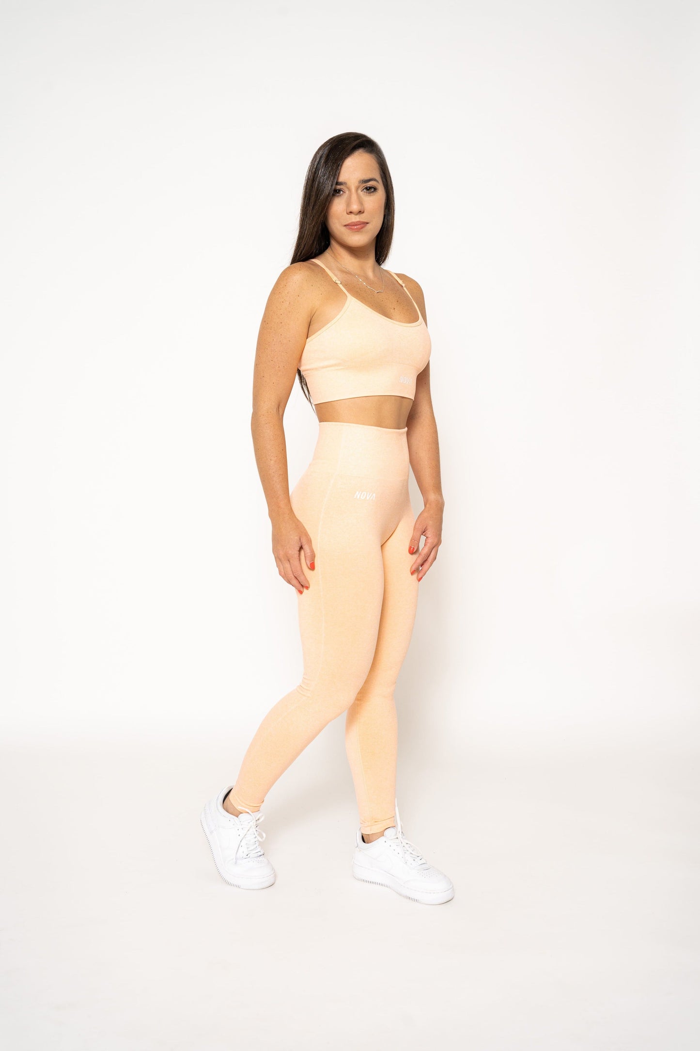 MIA ORANGE HIGH-WAISTED LEGGINGS