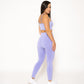 MIA PURPLE HIGH-WAISTED LEGGINGS