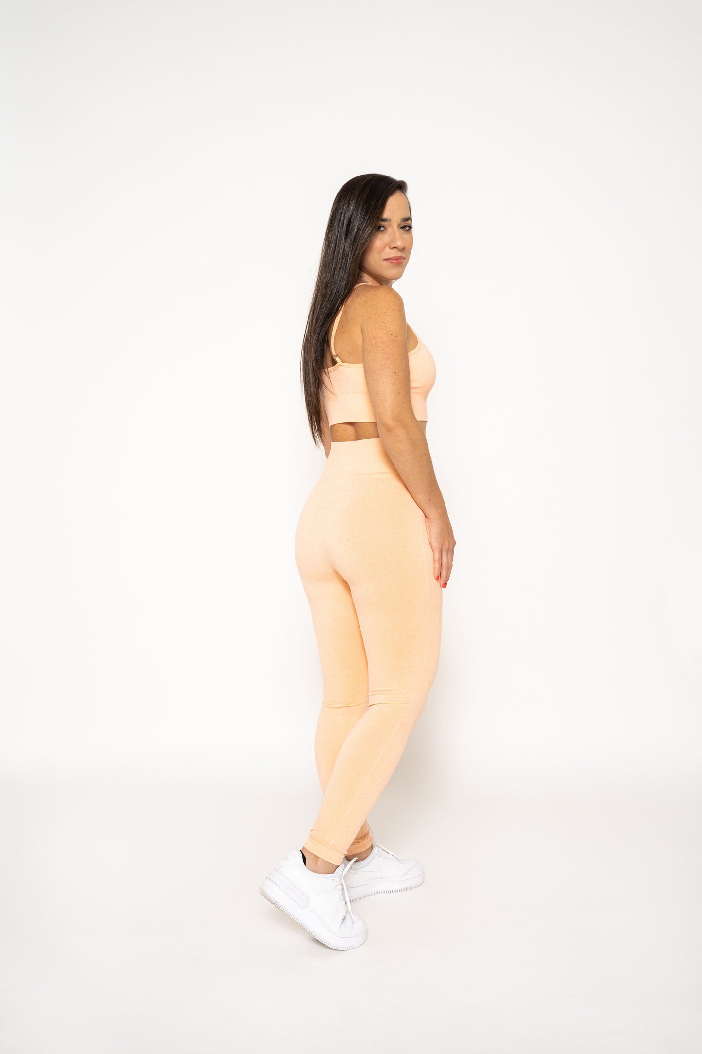 MIA ORANGE HIGH-WAISTED LEGGINGS