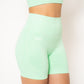 MIA GREEN HIGH-WAISTED SHORTS