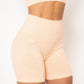 MIA ORANGE HIGH-WAISTED SHORTS