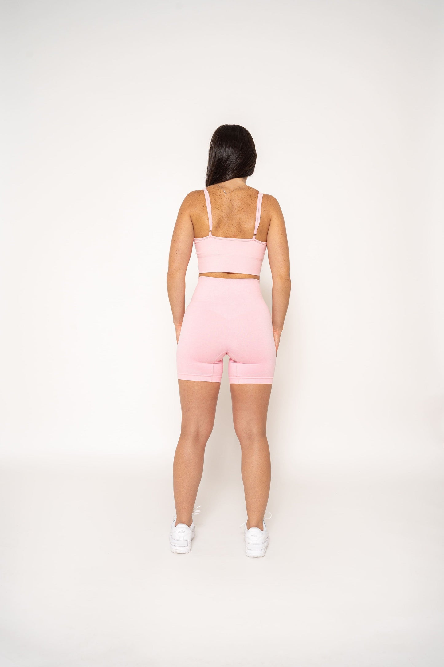 MIA PINK HIGH-WAISTED SHORTS