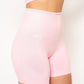 MIA PINK HIGH-WAISTED SHORTS