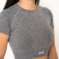 MIA GRAY CROP TOP