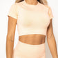 MIA ORANGE CROP TOP