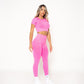 MIA FUCHSIA HIGH-WAISTED LEGGINGS