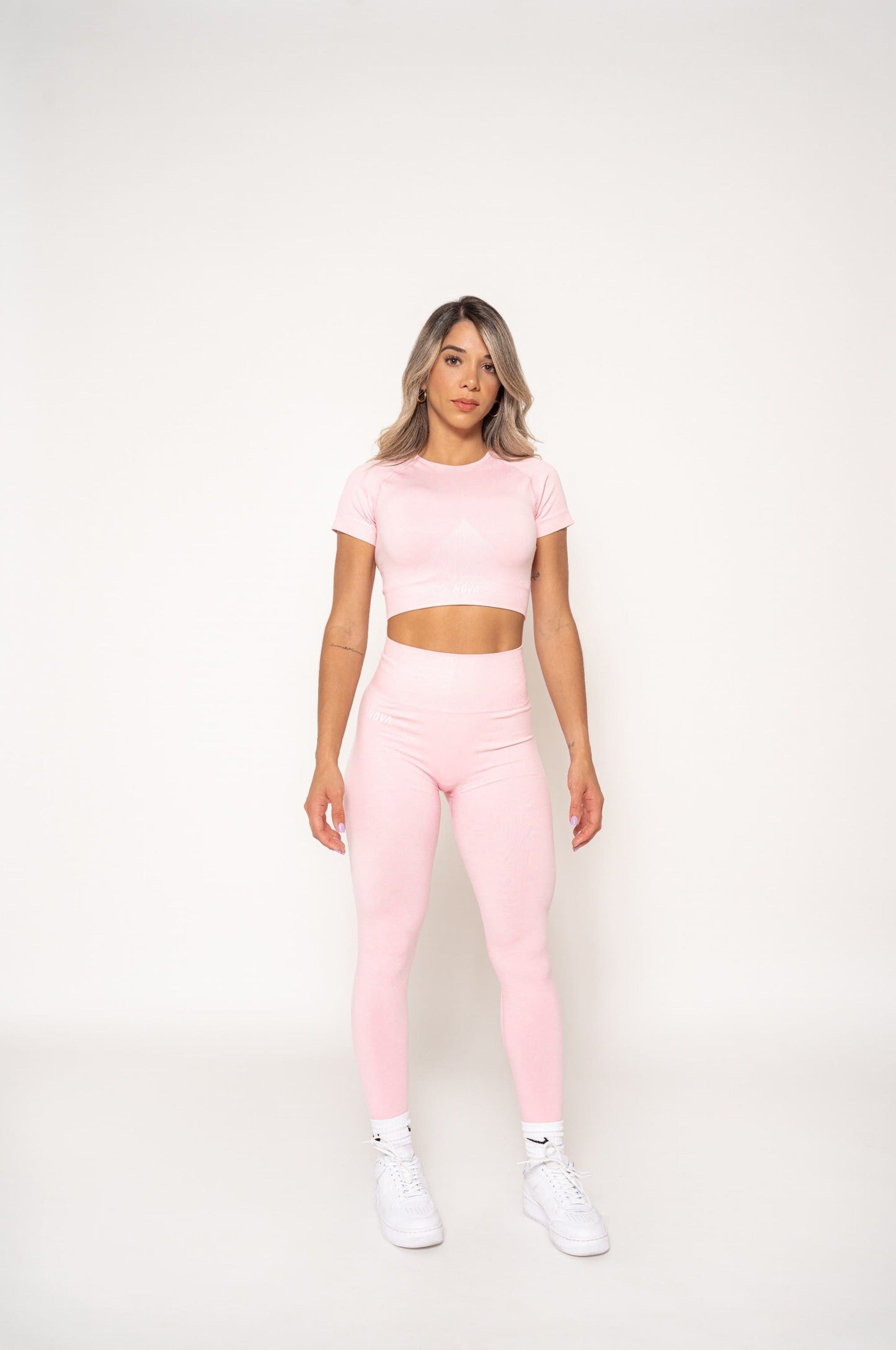 MIA PINK HIGH-WAISTED LEGGINGS