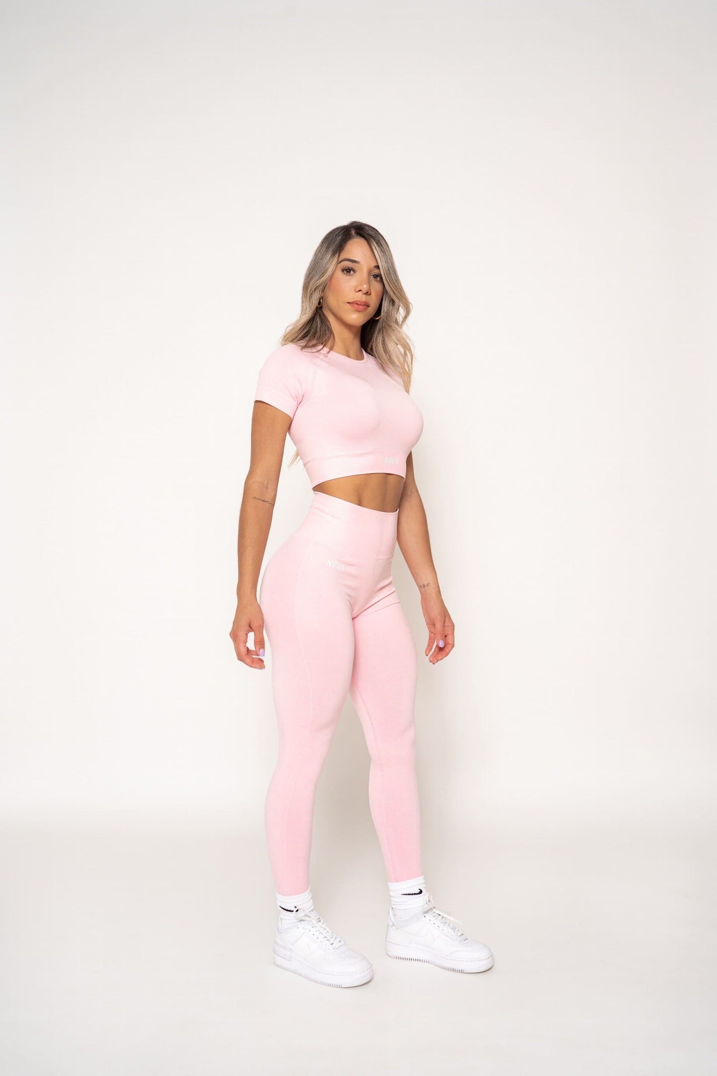 MIA PINK HIGH-WAISTED LEGGINGS