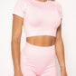 MIA PINK CROP TOP